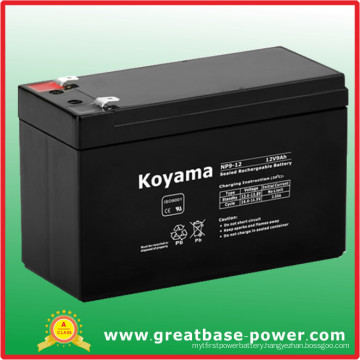 Sealed Lead Acid Battery VRLA Type NP9-12-12V9AH